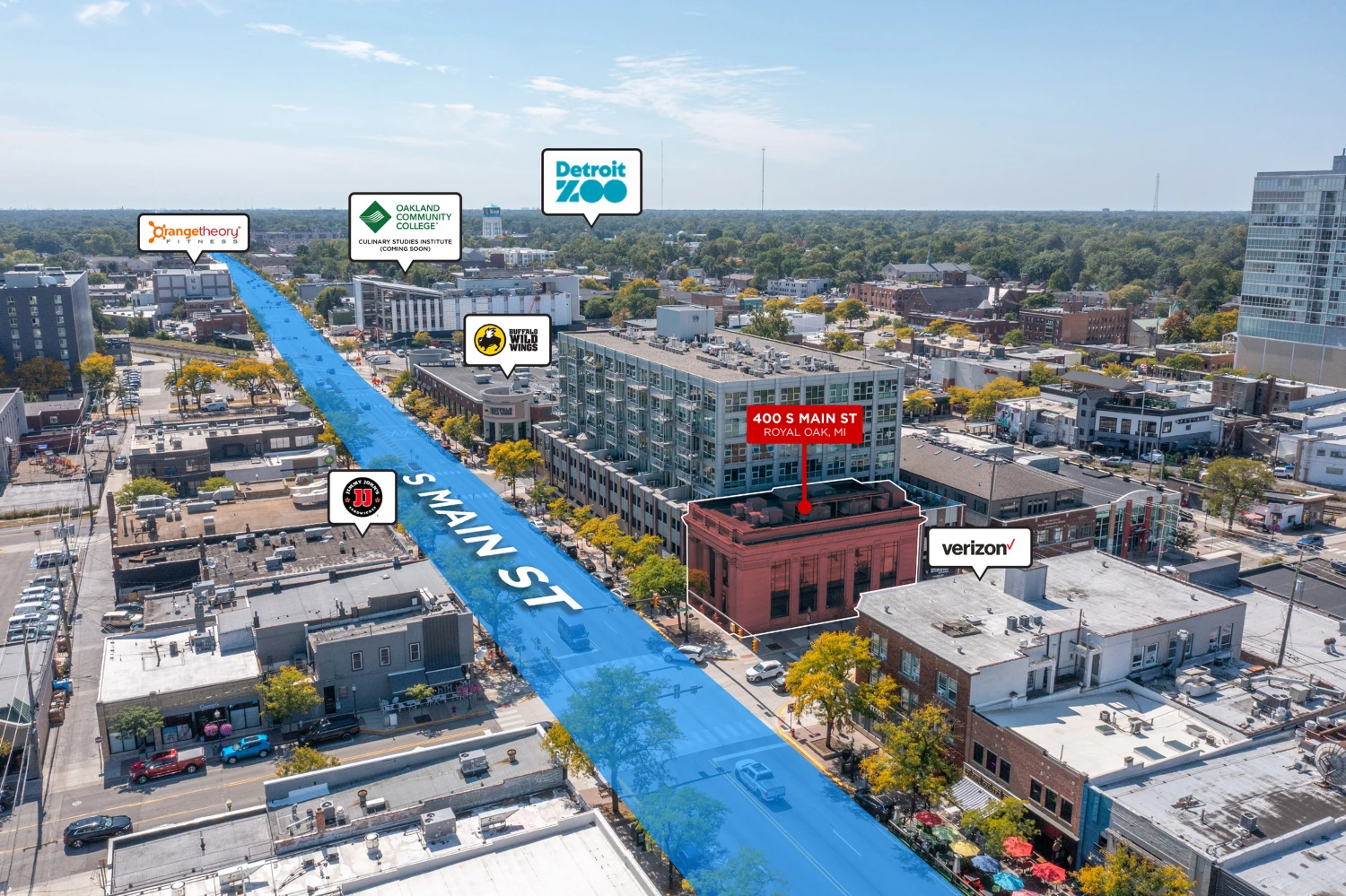 9,000 SF Office & Retail Building | Downtown Royal Oak, MI