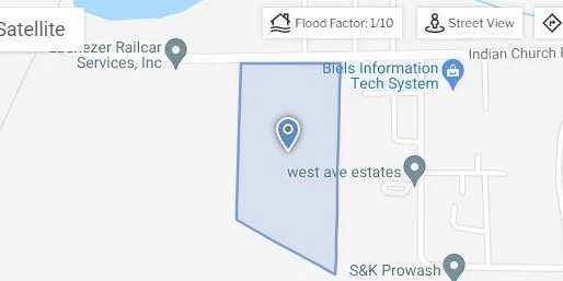 1125 Indian Church Rd - 11.8 +/- Acres Vacant Land