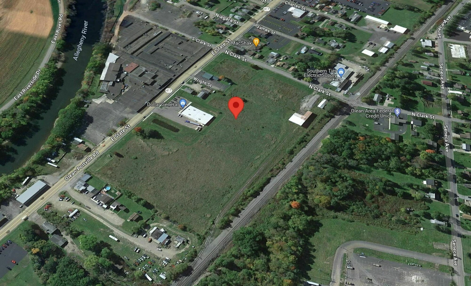 2+/- Acres up to 8+/- Acres w/Rail line access