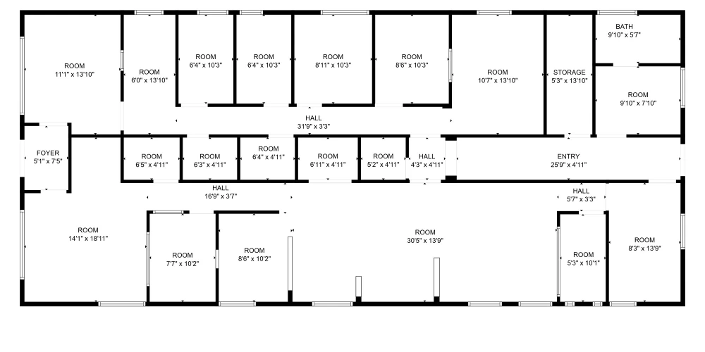 2,945+/- SF Free Standing Building
