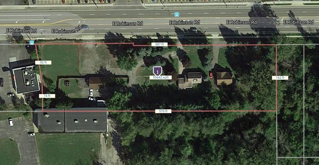 3841 East Robinson Road - 2.3+/- Acres Vacant Land Development 