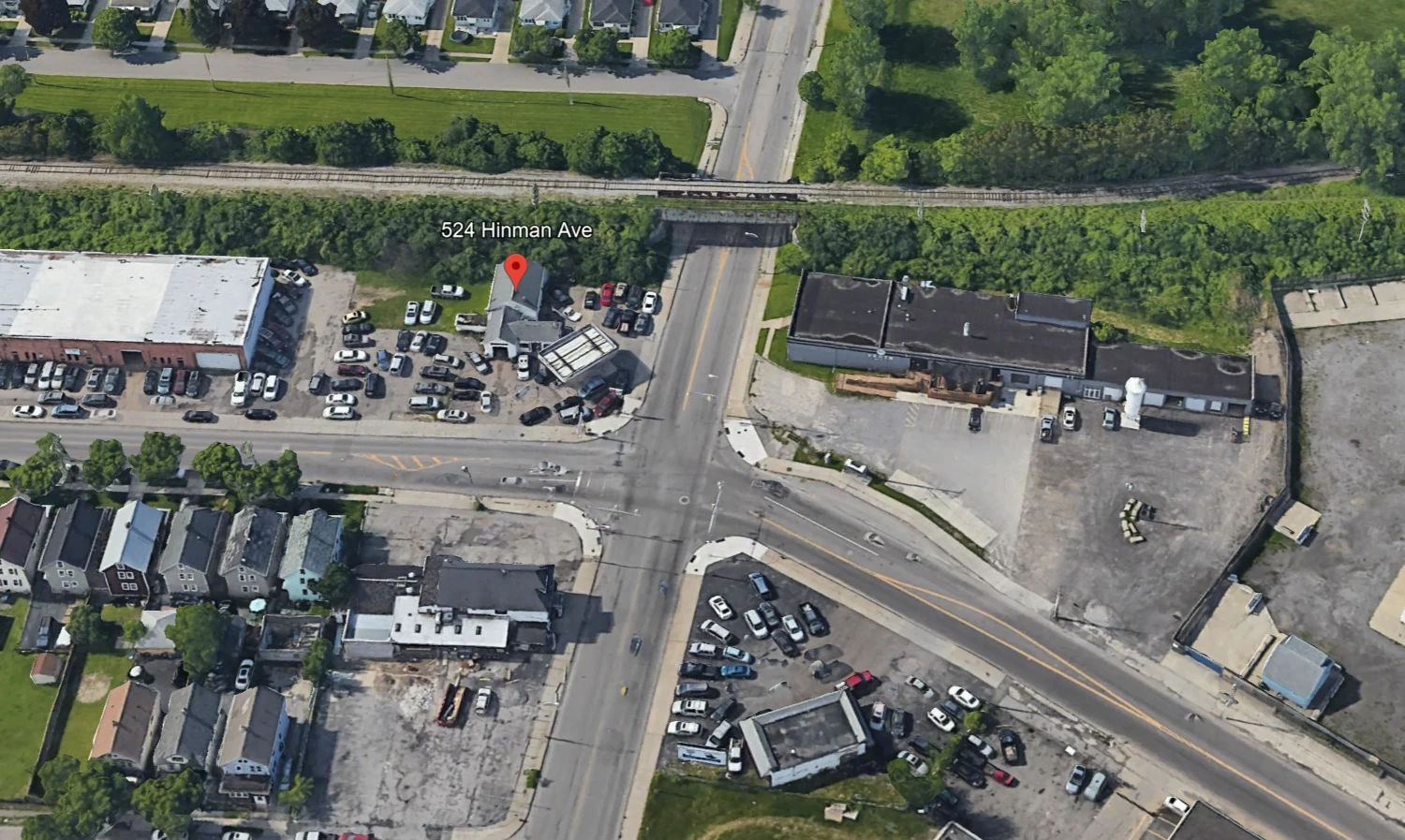 524 Hinman Ave -  1,644+/- SF Unbranded Gas Station