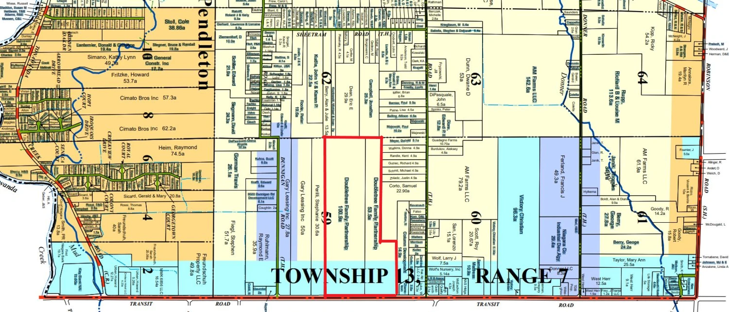 6580 & 6616 Transit Rd - 5+/- Acres Vacant Land