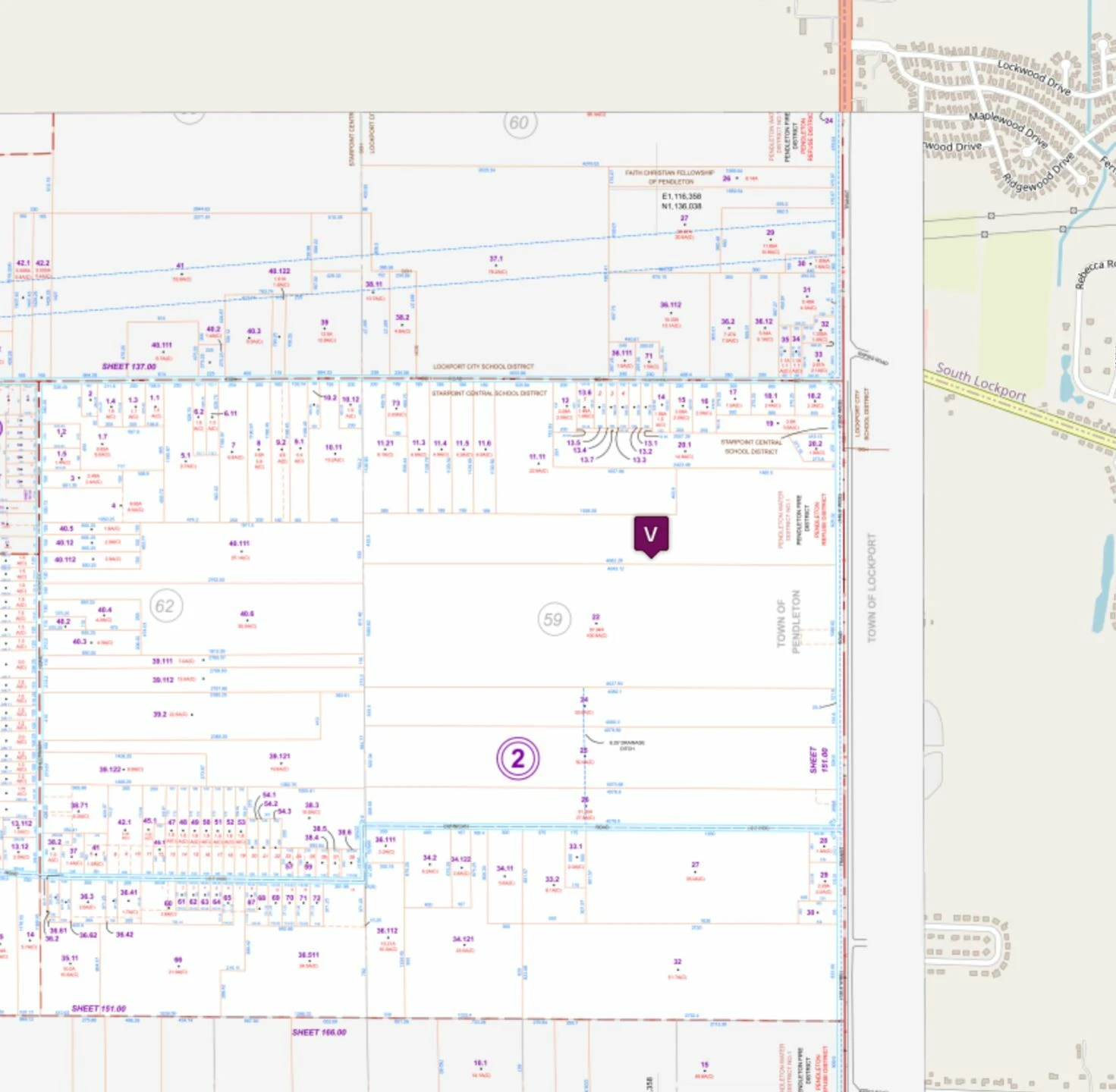 6580 & 6616 Transit Rd - 5 Acres up to 115.2+/- Acres Vacant Land