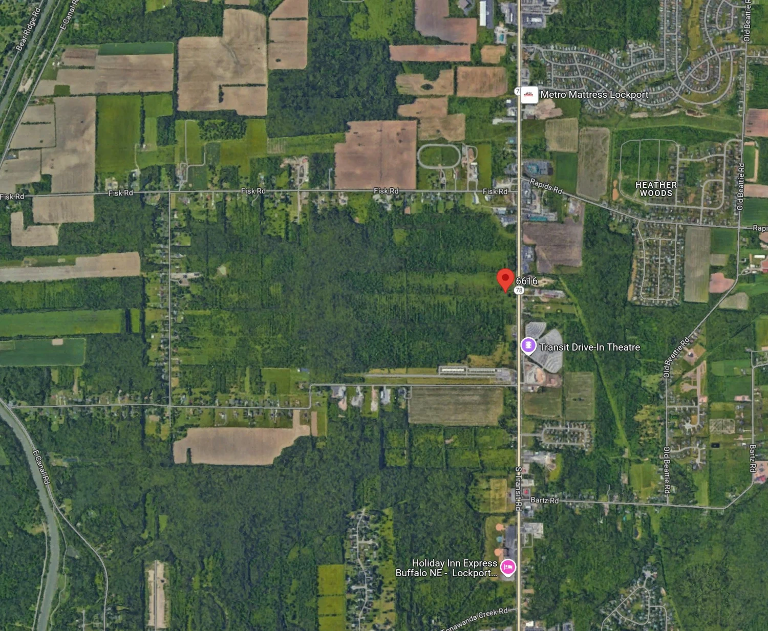 6580 & 6616 Transit Rd - 5 Acres up to 115.2+/- Acres Vacant Land