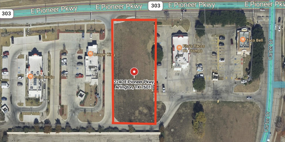 2240 E. Pioneer Pkwy. Arlington, TX. 76010