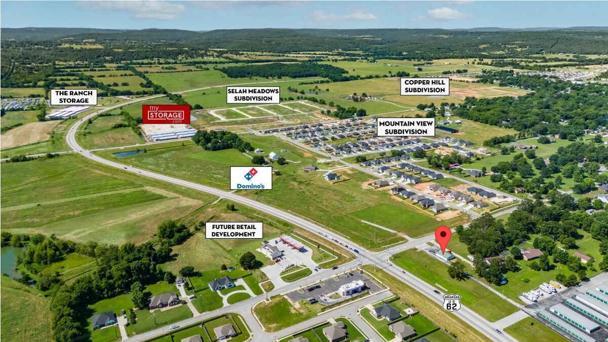 2.13 AC 924 & 930 East Parks Street, Prairie Grove, AR for sale