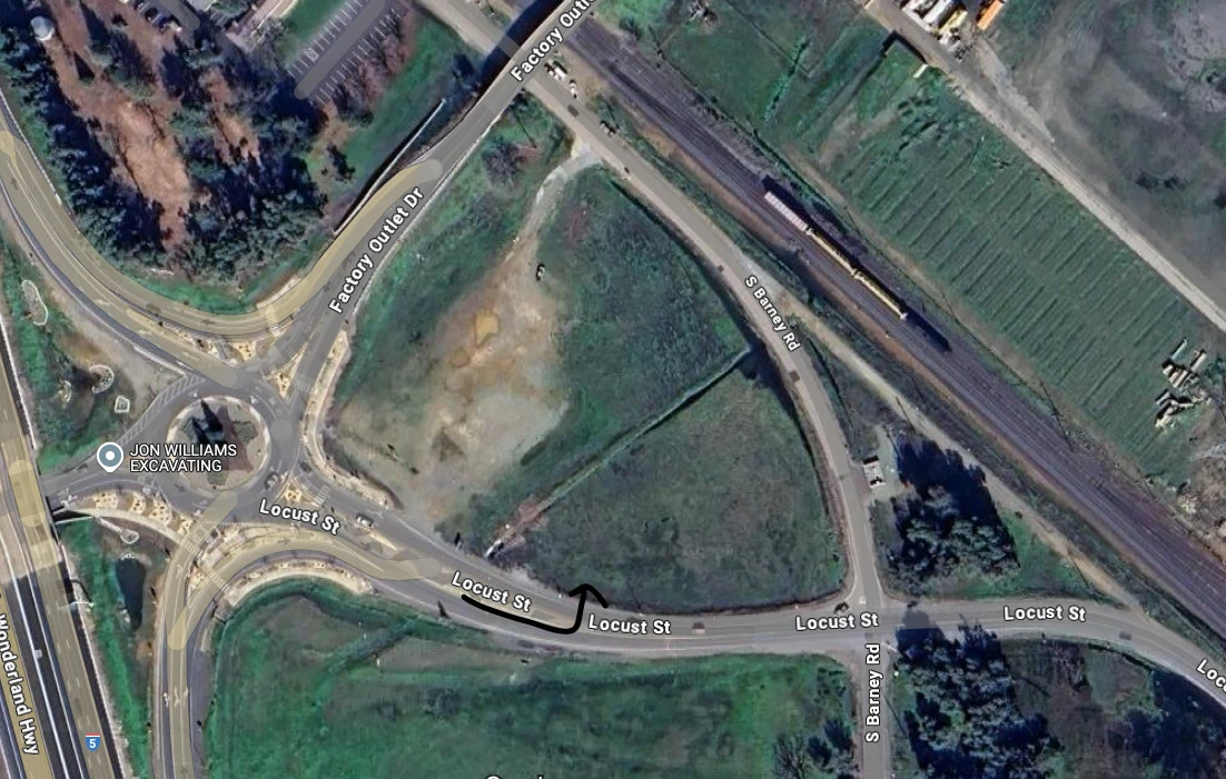 I-5 Offramp at Deschutes Rd
