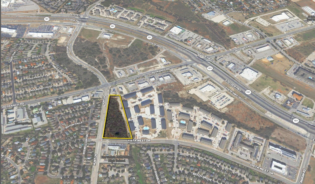 5.6 AC Corner Site | Hunt Ln & Vista West | Owner Financing & Build-to-Suit