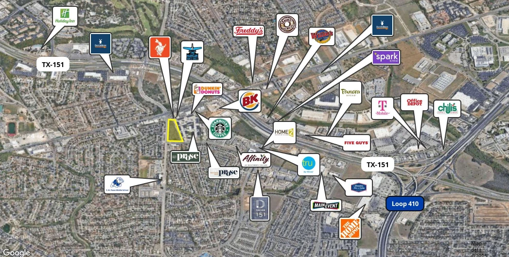 5.6 AC Corner Site | Hunt Ln & Vista West | Owner Financing & Build-to-Suit