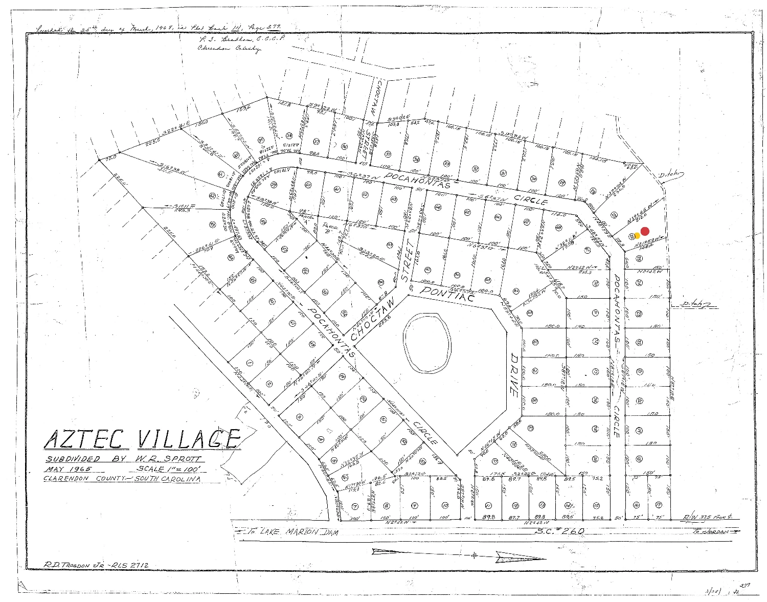Pocahontas Circle Tract Near Lakes & Recreation - Close to Santee and Interstate I-95 w/ Possible Casino to Come