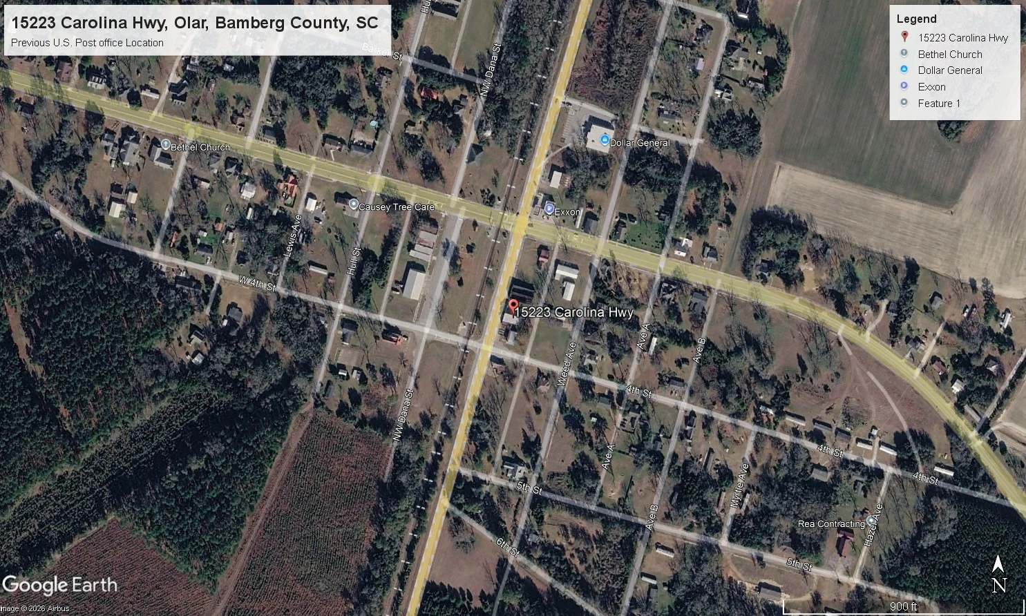Commercial Office-Retail Building | Prior Use as a Bamberg County, SC United States Post Office