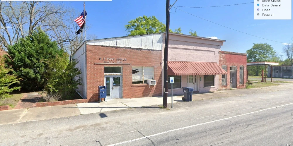 Commercial Office-Retail Building | Prior Use as a Bamberg County, SC United States Post Office