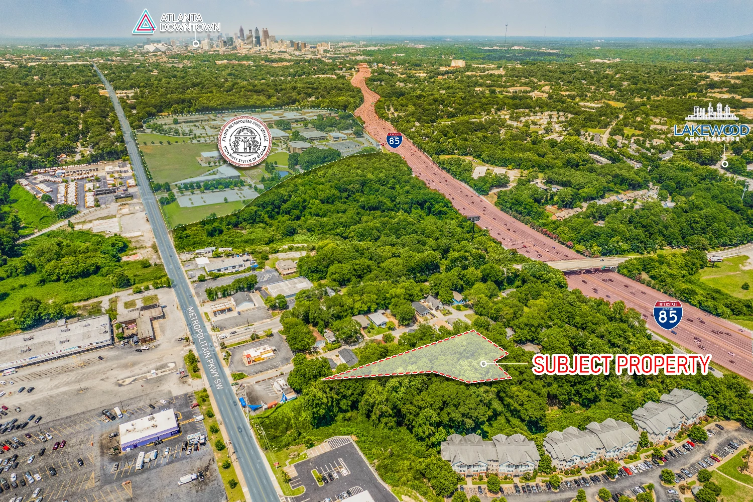 Apartment & Townhome Development Site in Opportunity Zone | ±0.97 Acres | Sylvan Hills 