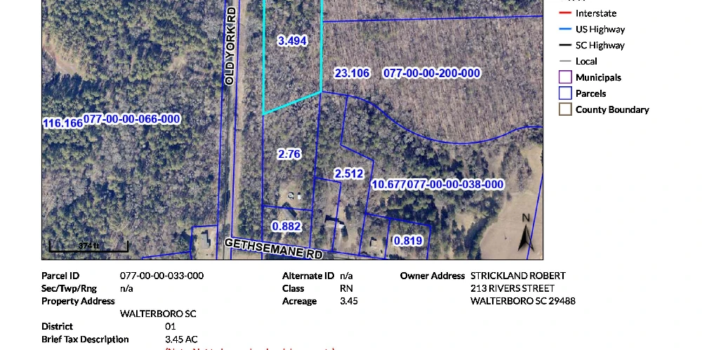 Chester County 3.45 Acres | Scope of Chester County Airport | I-77 Corridor & Charlotte Metro Near
