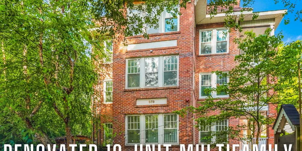Newly Renovated Intown 10-Unit Apartment Building With Extra Land for Potential Development