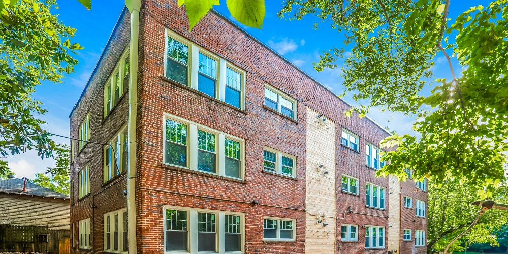 Newly Renovated Intown 10-Unit Apartment Building With Extra Land for Potential Development