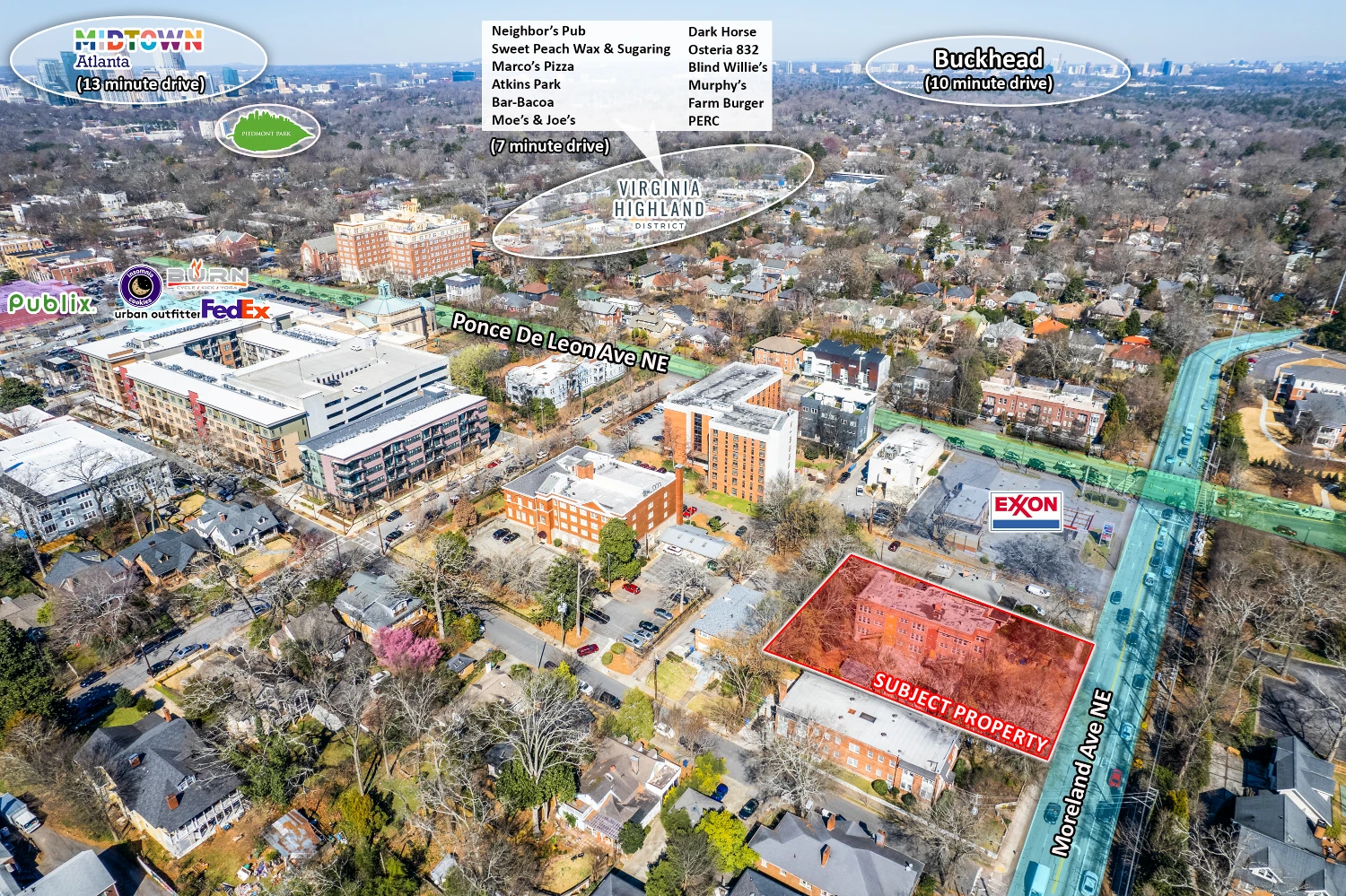 Newly Renovated Intown 10-Unit Apartment Building With Extra Land for Potential Development