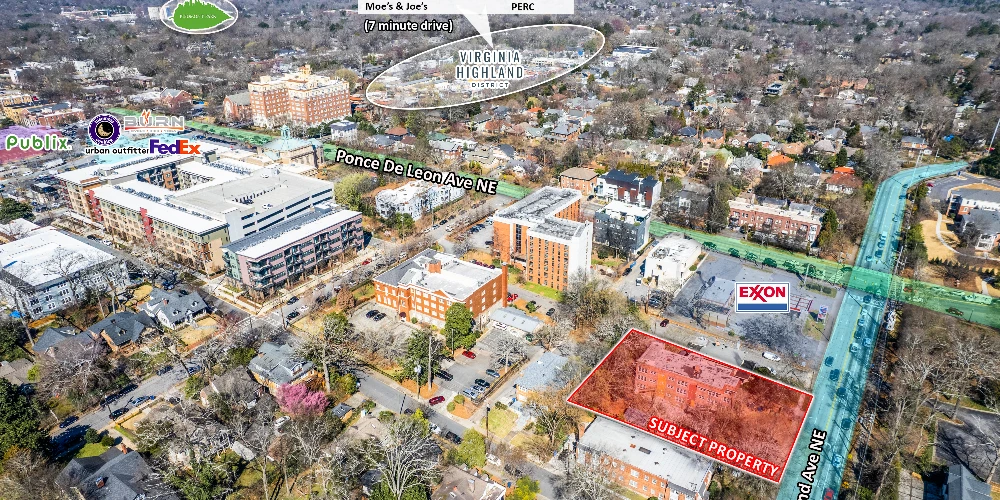Newly Renovated Intown 10-Unit Apartment Building With Extra Land for Potential Development