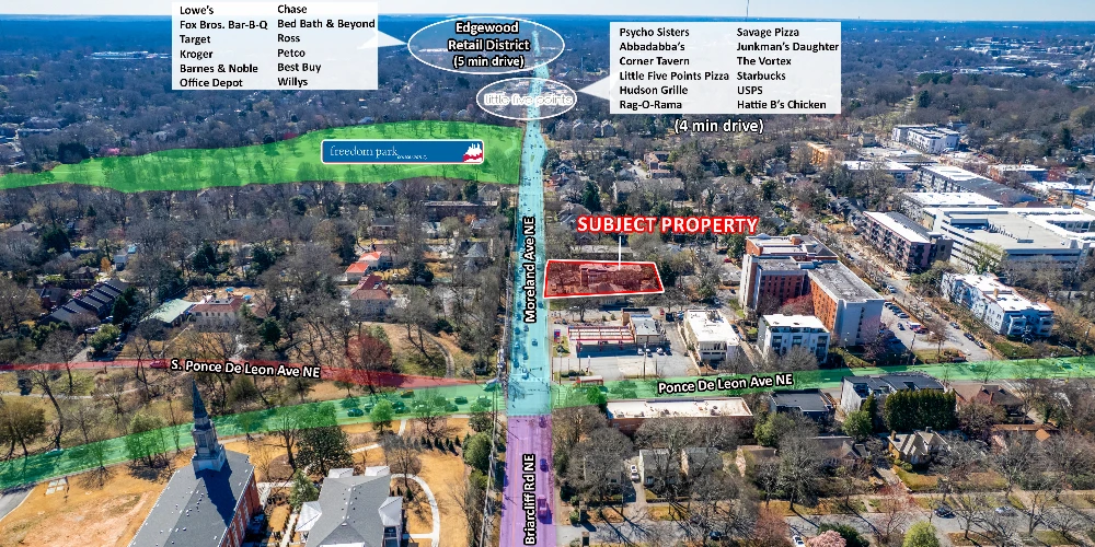 Newly Renovated Intown 10-Unit Apartment Building With Extra Land for Potential Development