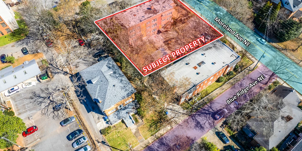 Newly Renovated Intown 10-Unit Apartment Building With Extra Land for Potential Development