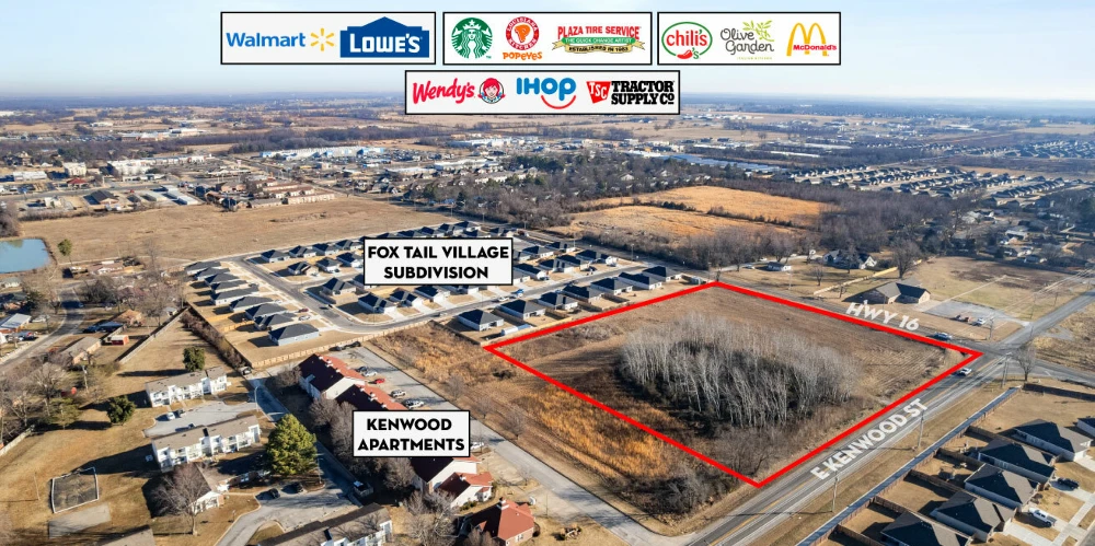 5.09 AC Hwy 16 & E Kenwood St, Siloam Springs, AR for sale