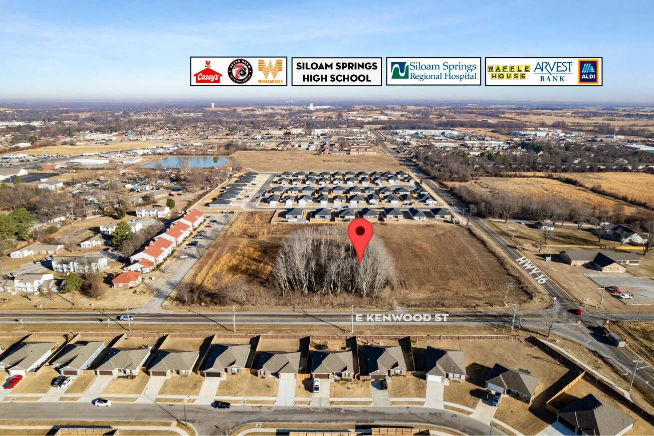 5.09 AC Hwy 16 & E Kenwood St, Siloam Springs, AR for sale