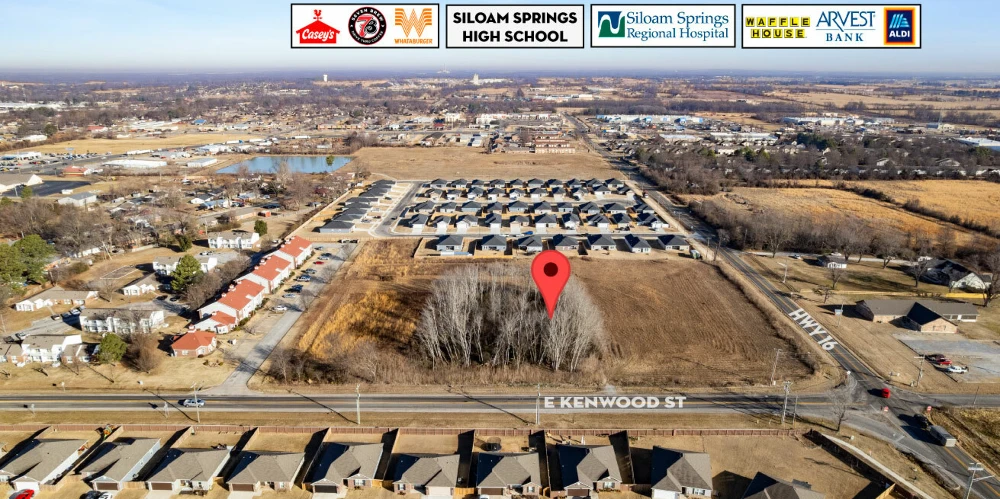 5.09 AC Hwy 16 & E Kenwood St, Siloam Springs, AR for sale