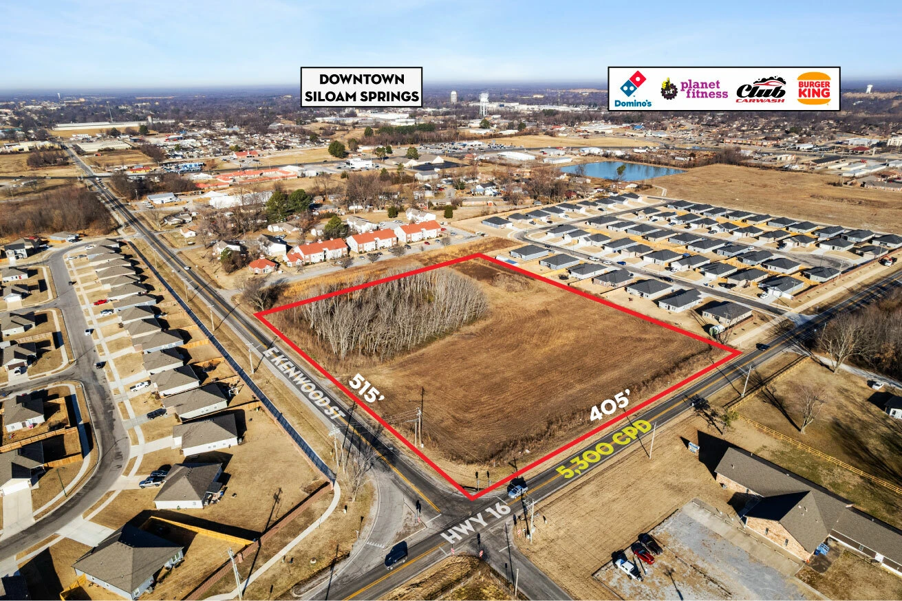 5.09 AC Hwy 16 & E Kenwood St, Siloam Springs, AR for sale