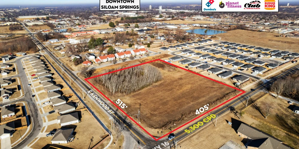 5.09 AC Hwy 16 & E Kenwood St, Siloam Springs, AR for sale