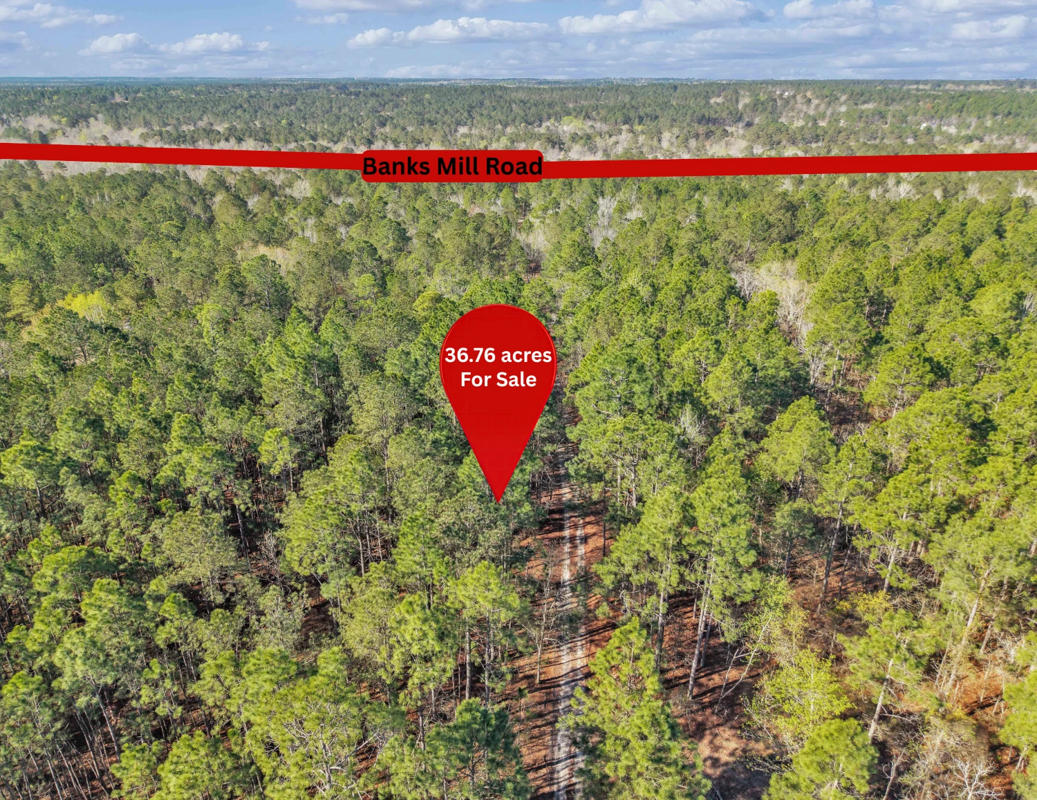 Banks Mill Rd SE (36.76 acres), Aiken, SC for sale