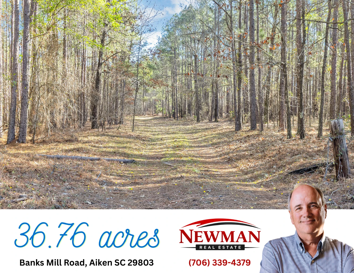 Banks Mill Rd SE (36.76 acres), Aiken, SC for sale