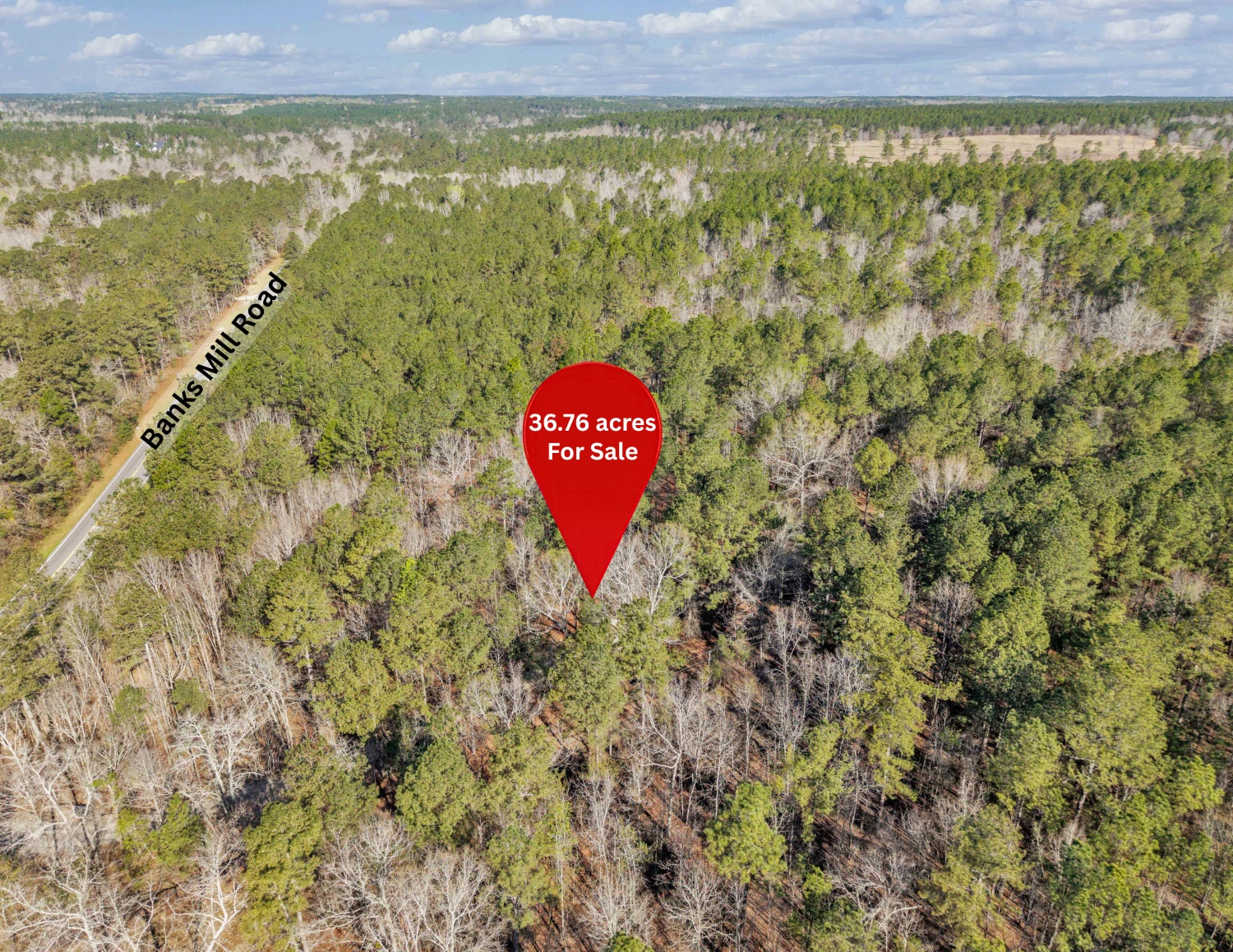 Banks Mill Rd SE (36.76 acres), Aiken, SC for sale