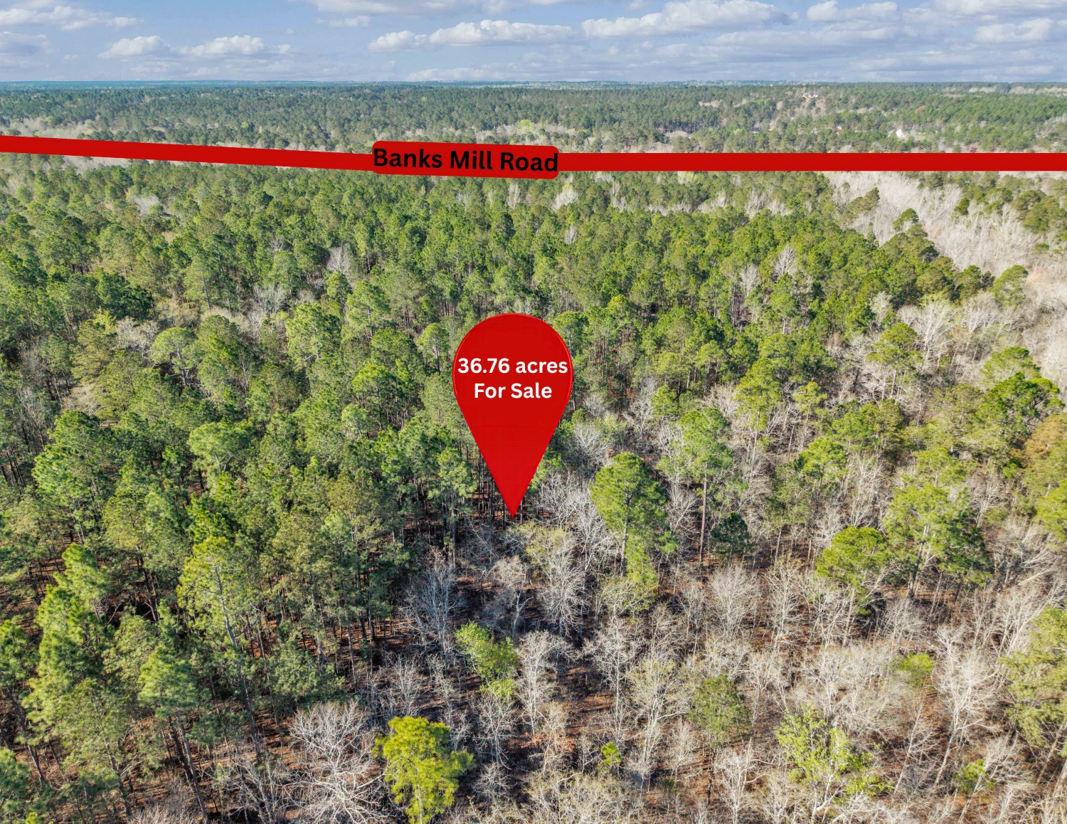 Banks Mill Rd SE (36.76 acres), Aiken, SC for sale