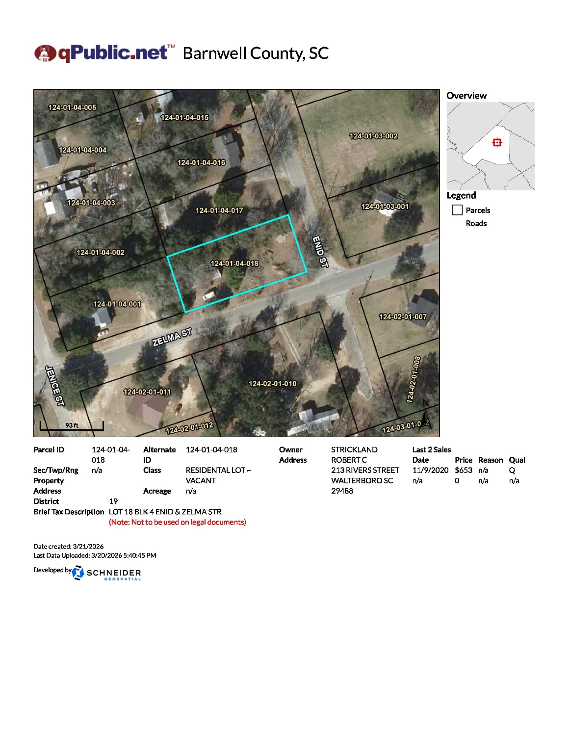 Blackville - Barnwell County - Manufactured Housing Land Home Tract