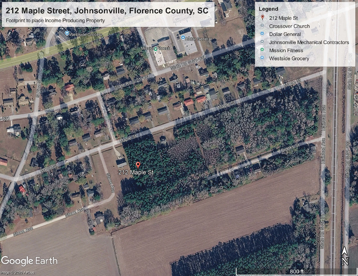 City of Johnsonville, Florence County, SC Manufactured Housing Land/Home Site or Agriculture Worker Multifamily Site