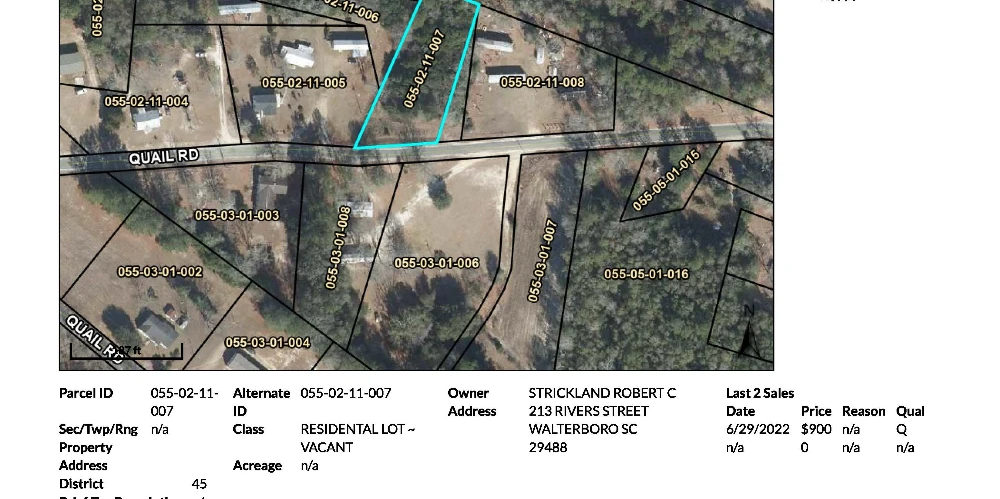 Kline-Snelling - Barnwell County - Manufactured Housing Land Home Tract or AG Worker