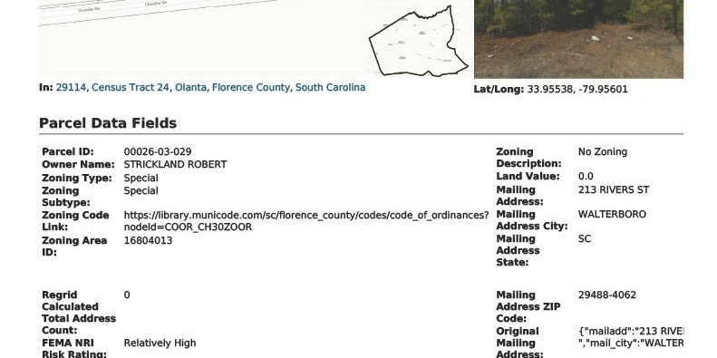Lower Florence County, SC Manufactured Housing Land/Home Site or Agriculture Worker Multifamily Site