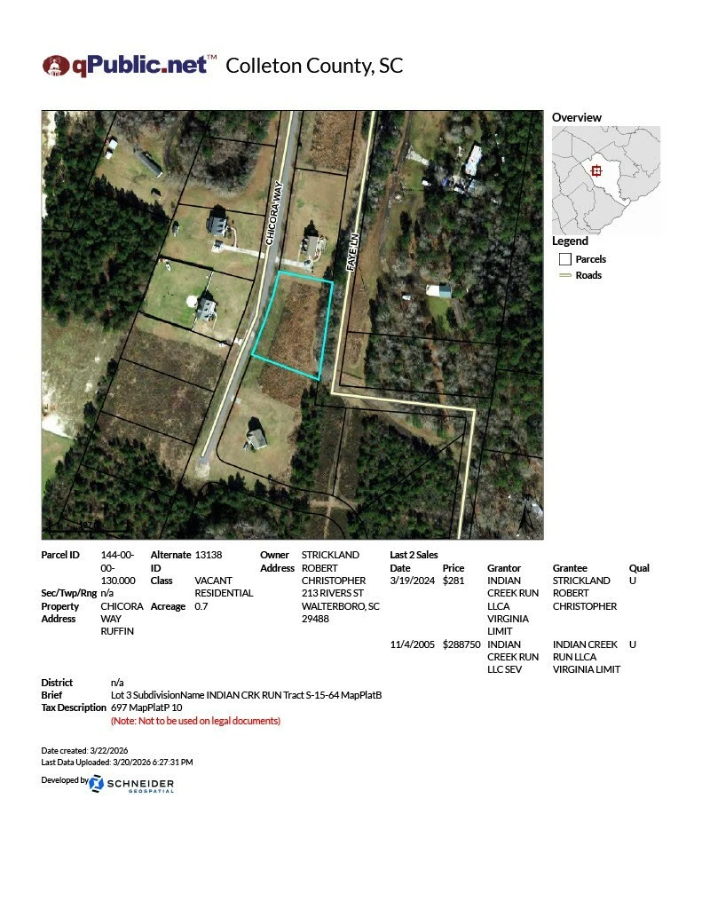 Colleton County, SC Gated Home Community Site - Once Sold for Much Higher - Now $46,500 - OWNER FINANCING - Go Granular Now