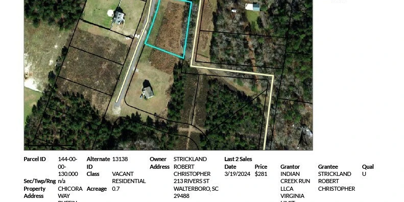 Colleton County, SC Gated Home Community Site - Once Sold for Much Higher - Now $46,500 - OWNER FINANCING - Go Granular Now