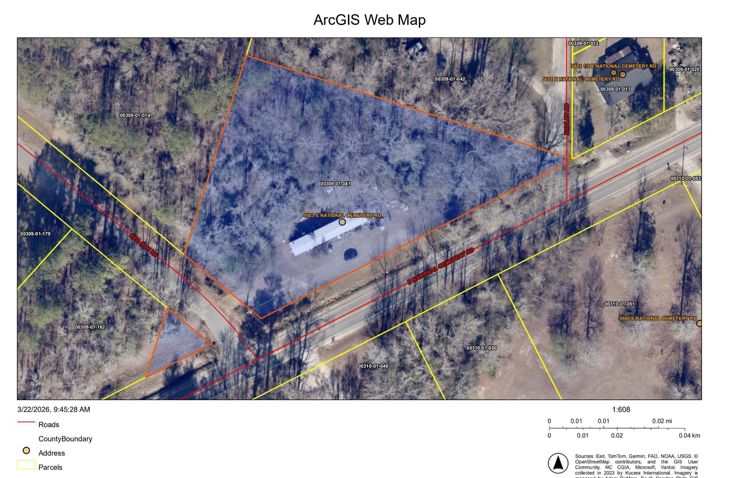 Florence County, SC Manufactured Housing Land/Home Site or Workforce Housing Multifamily Site. NZ = No Zoning meaning your Blank Slate.