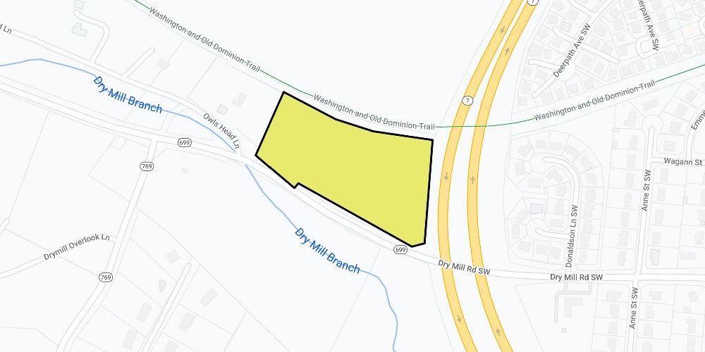 7.01 Acres - Dry Mill Road