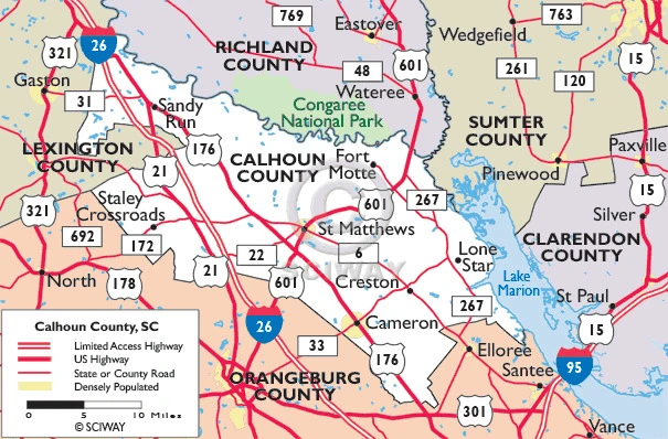 Whole Scope Calhoun County, SC Recreation, MHP Land/Home Sites or Agriculture Worker Multifamily with Potential Casino to Come in Santee