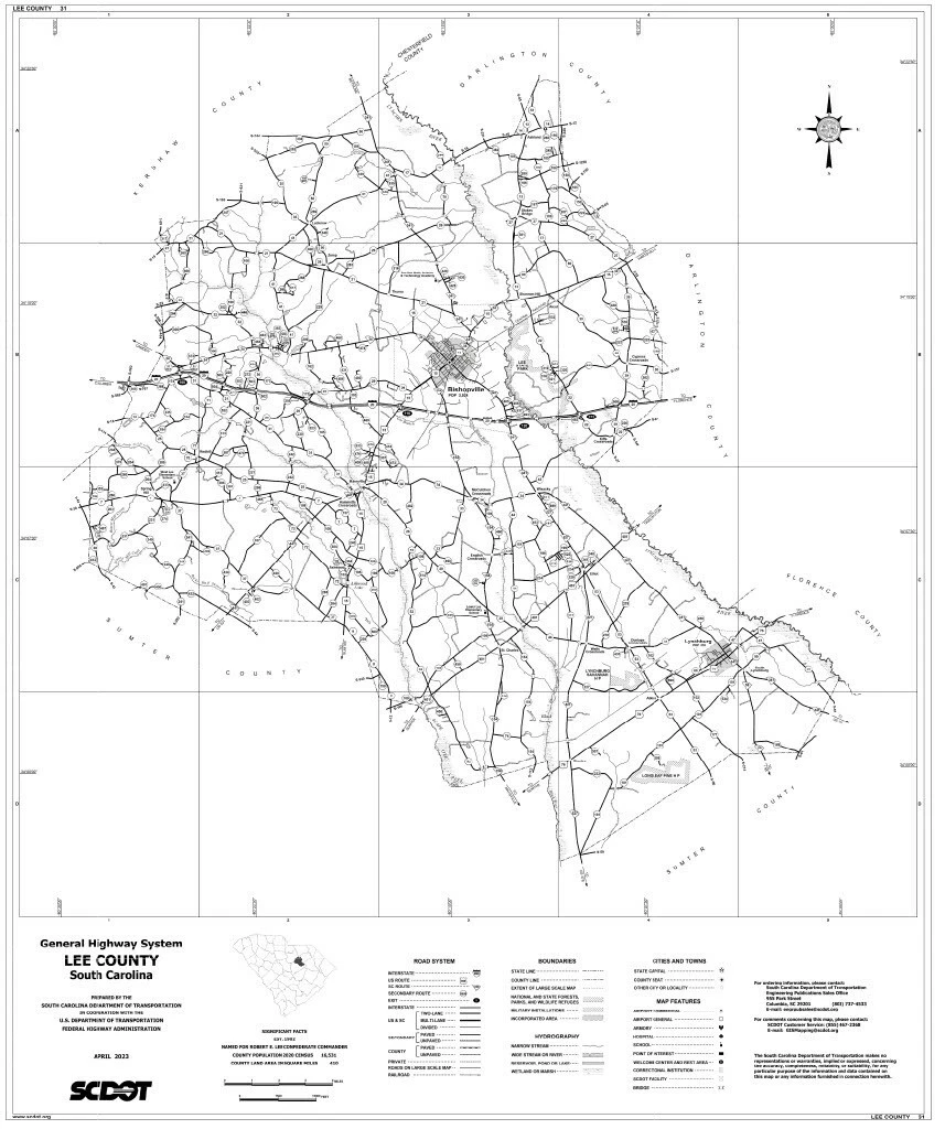 Lee County, SC Manufactured Housing Land/Home Site or Workforce Housing Multifamily Site. NZ = No Zoning meaning your Blank Slate.