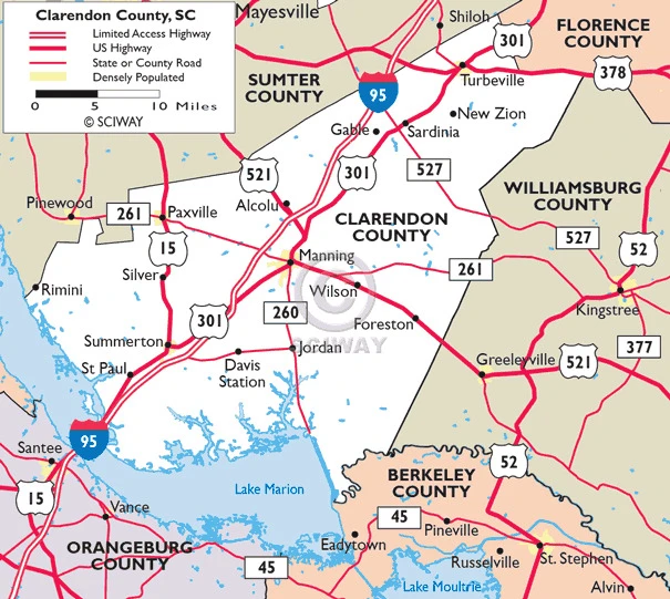NEAR LAKE MARION MHP LAND HOME SALE CAPACITY OR WORKFORCE HOUSING UTILIZATION , Clarendon County, SC 29102