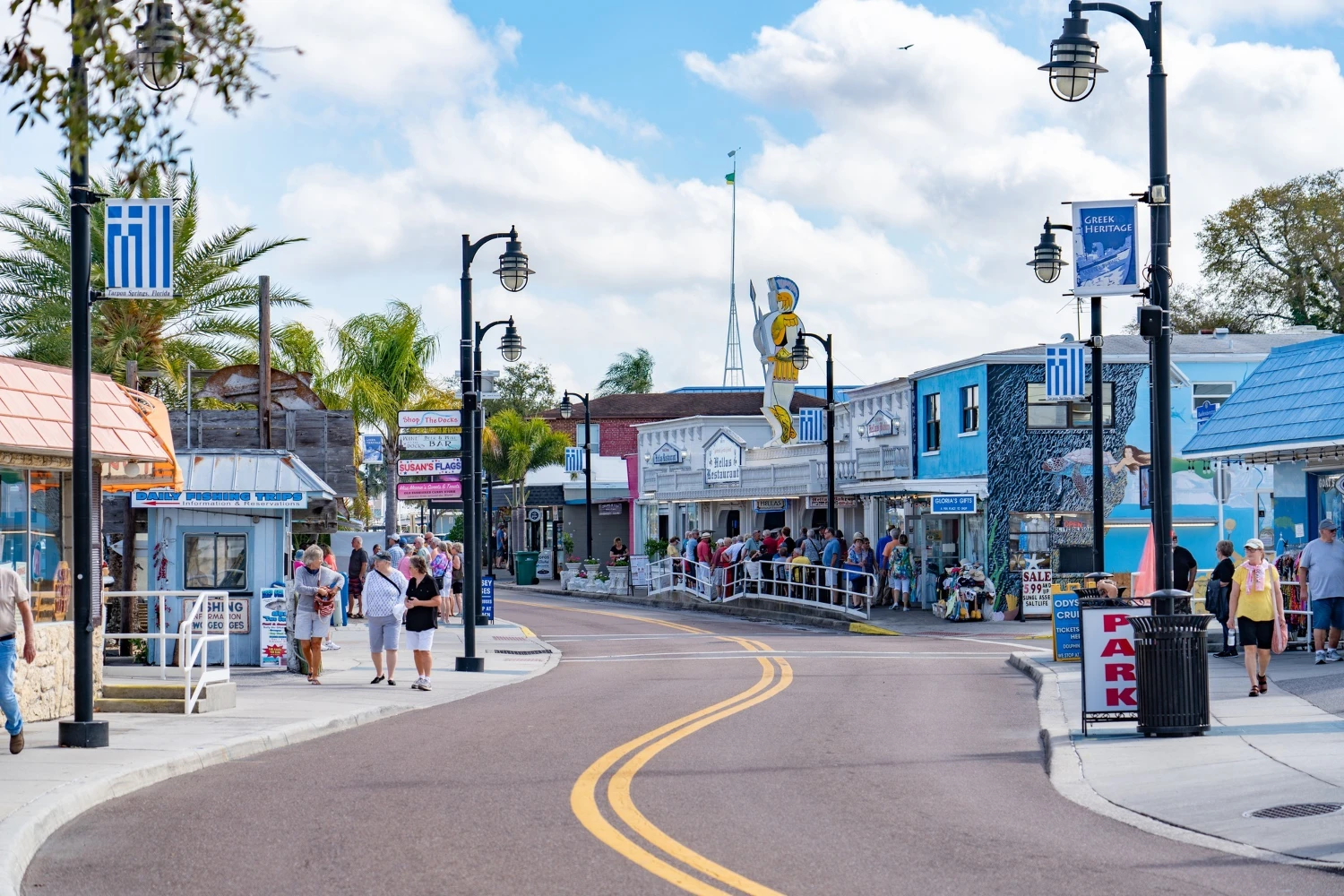 INCOME PRODUCING WATERFRONT RETAIL AND RESTAURANT IN TARPON SPRINGS HISTORIC SPONGE DOCKS 