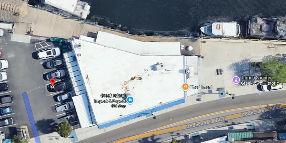 INCOME PRODUCING WATERFRONT RETAIL AND RESTAURANT IN TARPON SPRINGS HISTORIC SPONGE DOCKS 