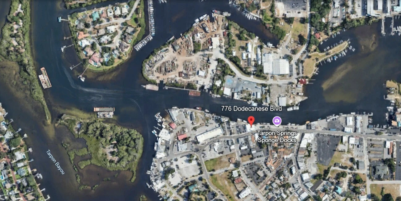 INCOME PRODUCING WATERFRONT RETAIL AND RESTAURANT IN TARPON SPRINGS HISTORIC SPONGE DOCKS 