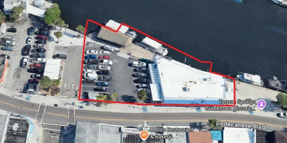 INCOME PRODUCING WATERFRONT RETAIL AND RESTAURANT IN TARPON SPRINGS HISTORIC SPONGE DOCKS 