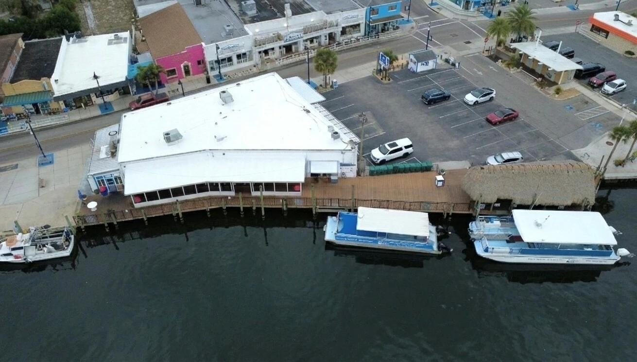 INCOME PRODUCING WATERFRONT RETAIL AND RESTAURANT IN TARPON SPRINGS HISTORIC SPONGE DOCKS 